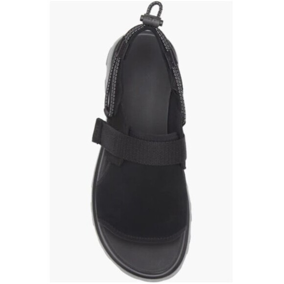 UGG Womens Cady Platform Sandal Black Open Toe Ankle Strap Y2K Shoes NIB - Picture 5 of 8